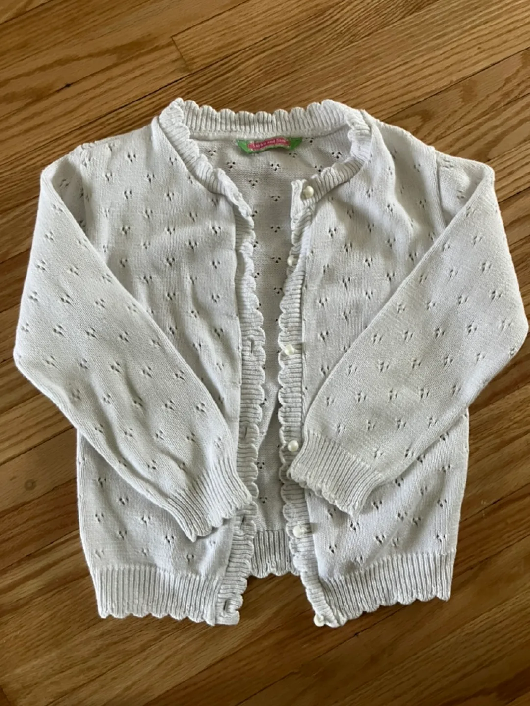 Adorable Girls' Summer Outfit - Dress, Cardigan & Headband image indicator(6)