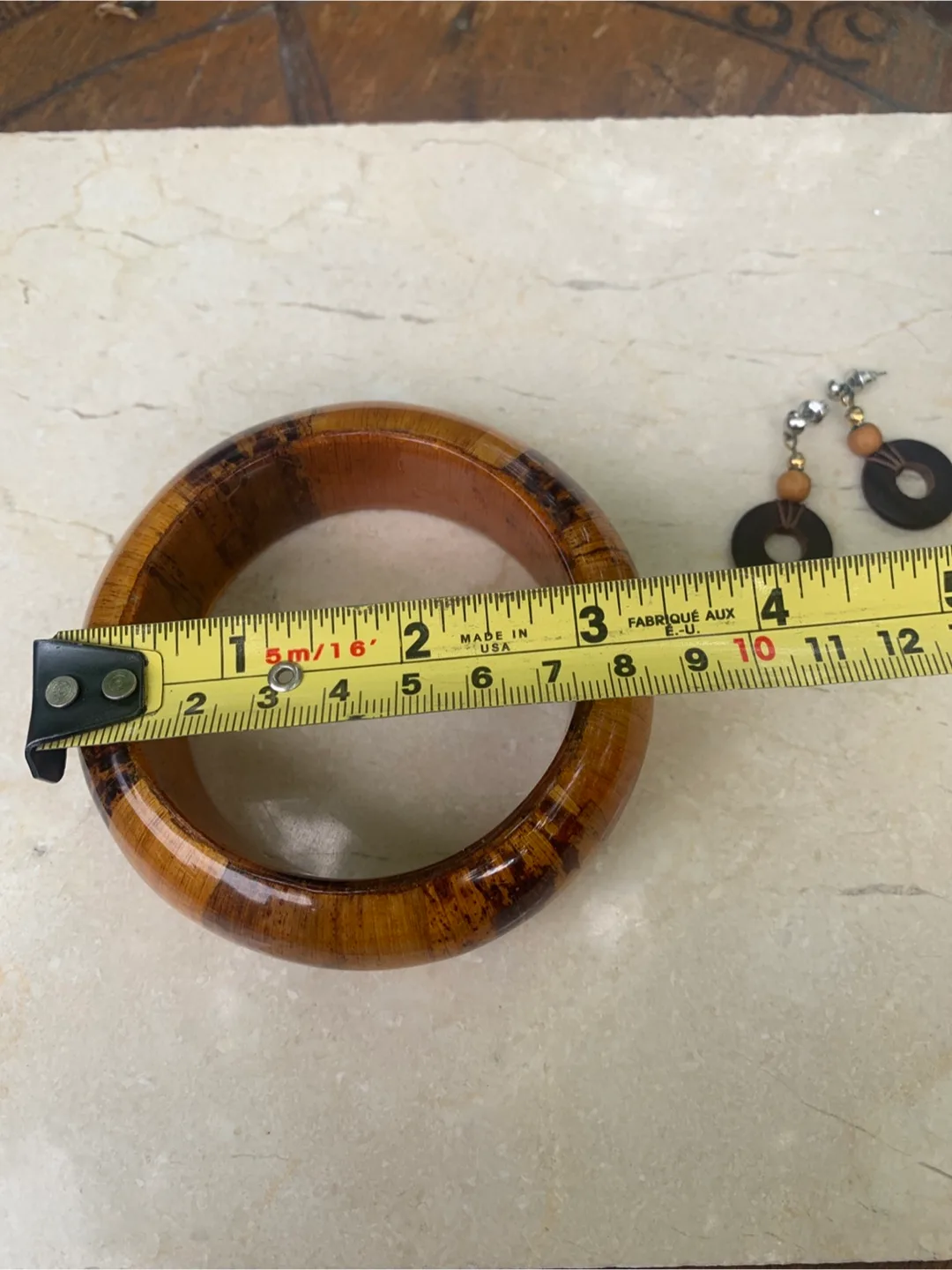 Wooden Brown Bangle 🏒 image indicator(4)
