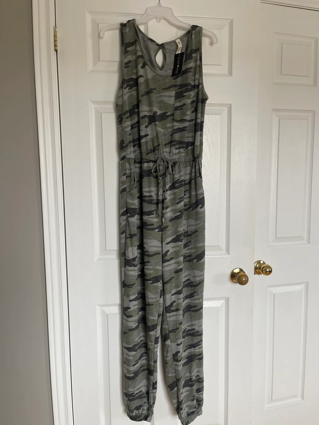Vanilla Bay Out of Sight Jumpsuit - Camo - Size L thumbnail