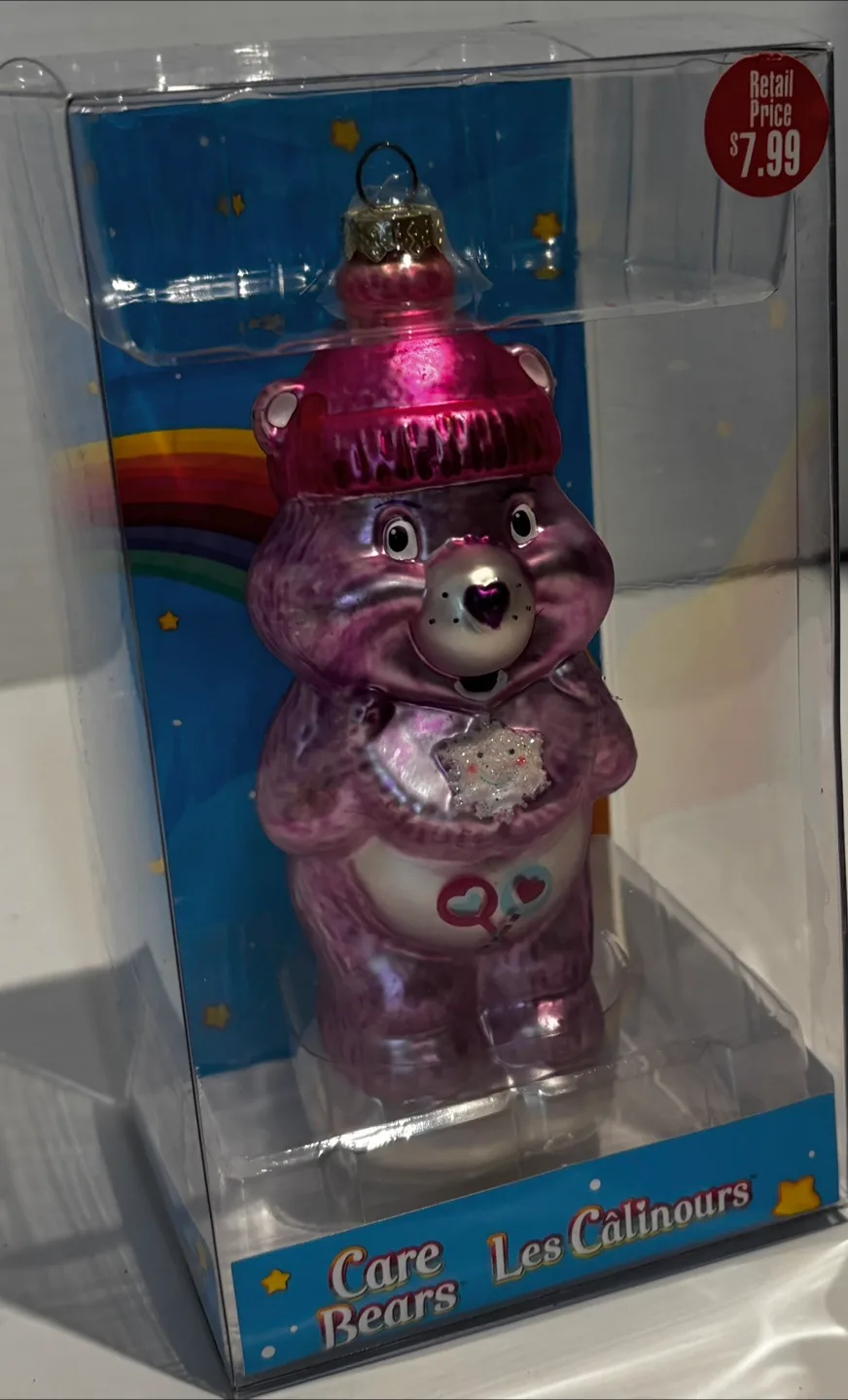 Vintage 2005 Care Bear Christmas Ornament Vintage Glass image indicator(3)