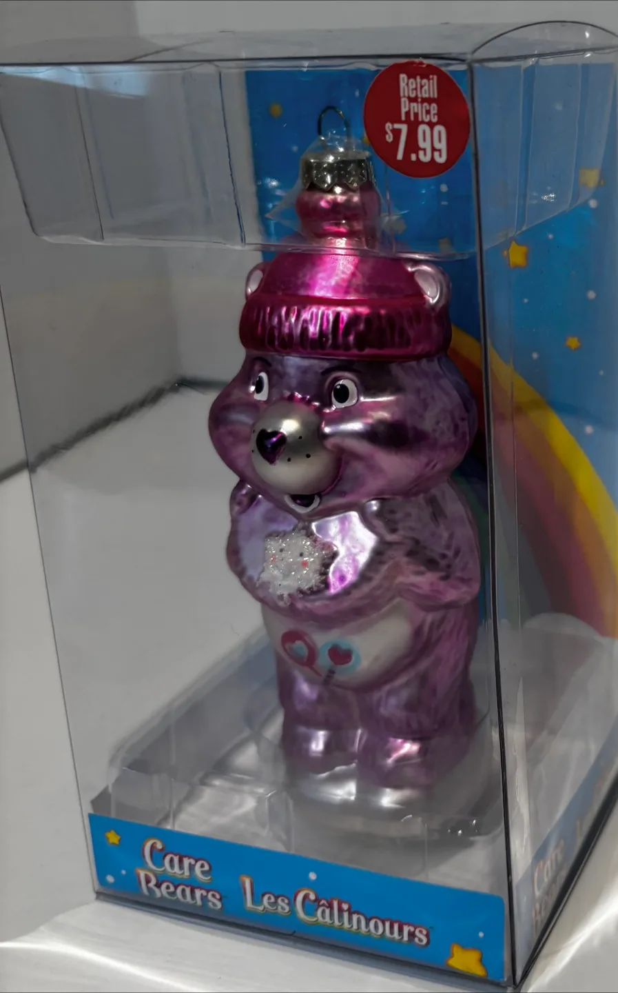 Vintage 2005 Care Bear Christmas Ornament Vintage Glass image indicator(2)