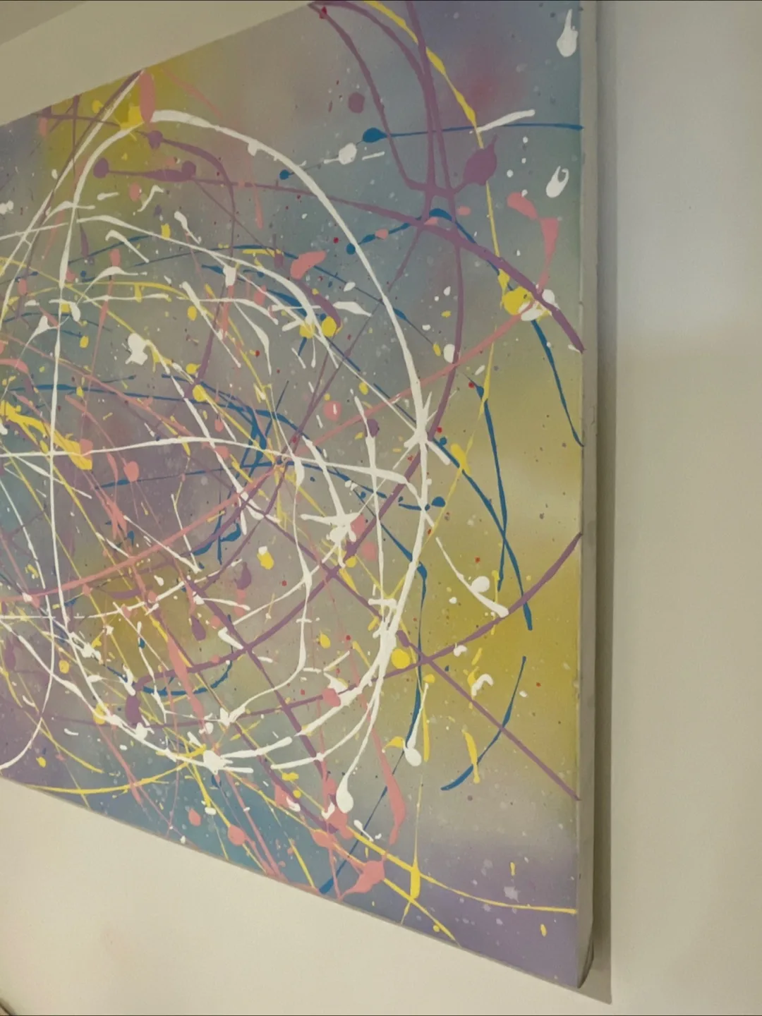 “Quantum Soup” Abstract Expressionist Painting on Canvas image indicator(4)