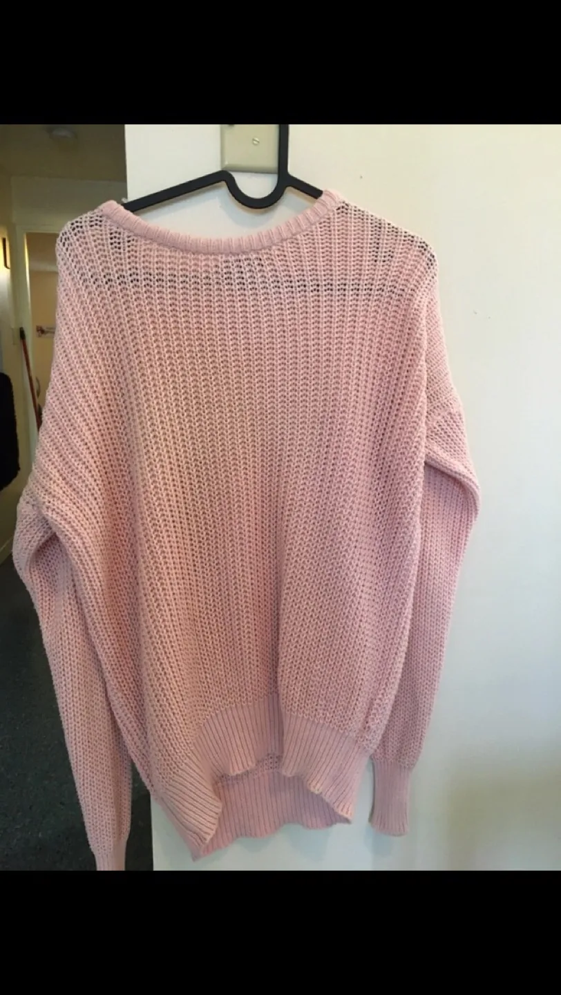 American Apparel Pink Knit Sweater XS thumbnail