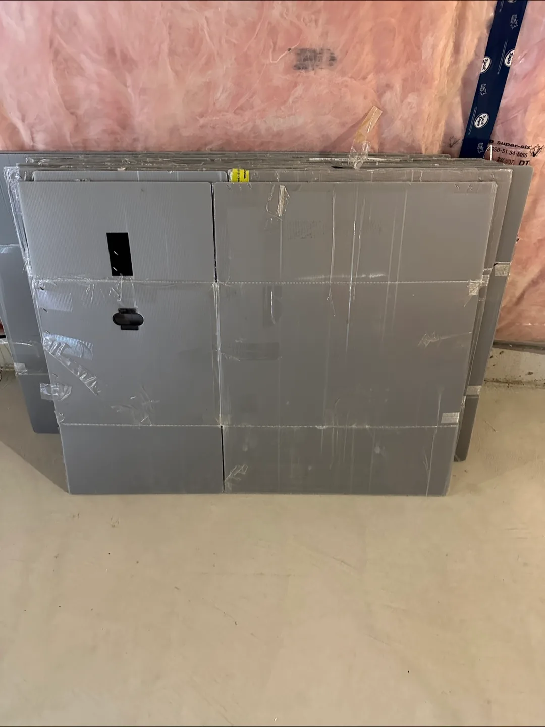 Large Grey Plastic Storage Bin image indicator(6)