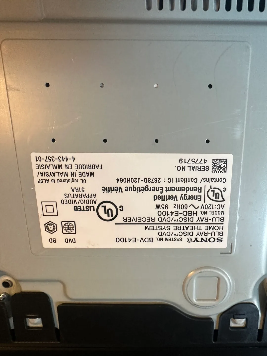 Sony DVD player image indicator(3)