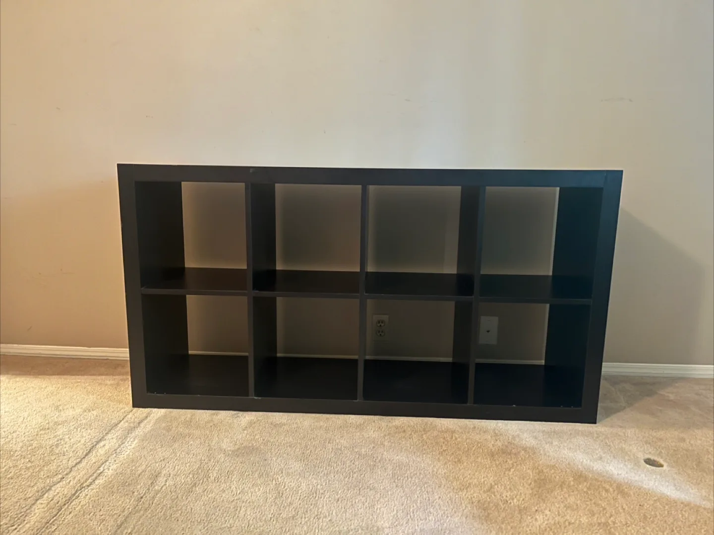 🏒IKEA Kallax 8 Cube Shelving Unit - Dark Brown thumbnail