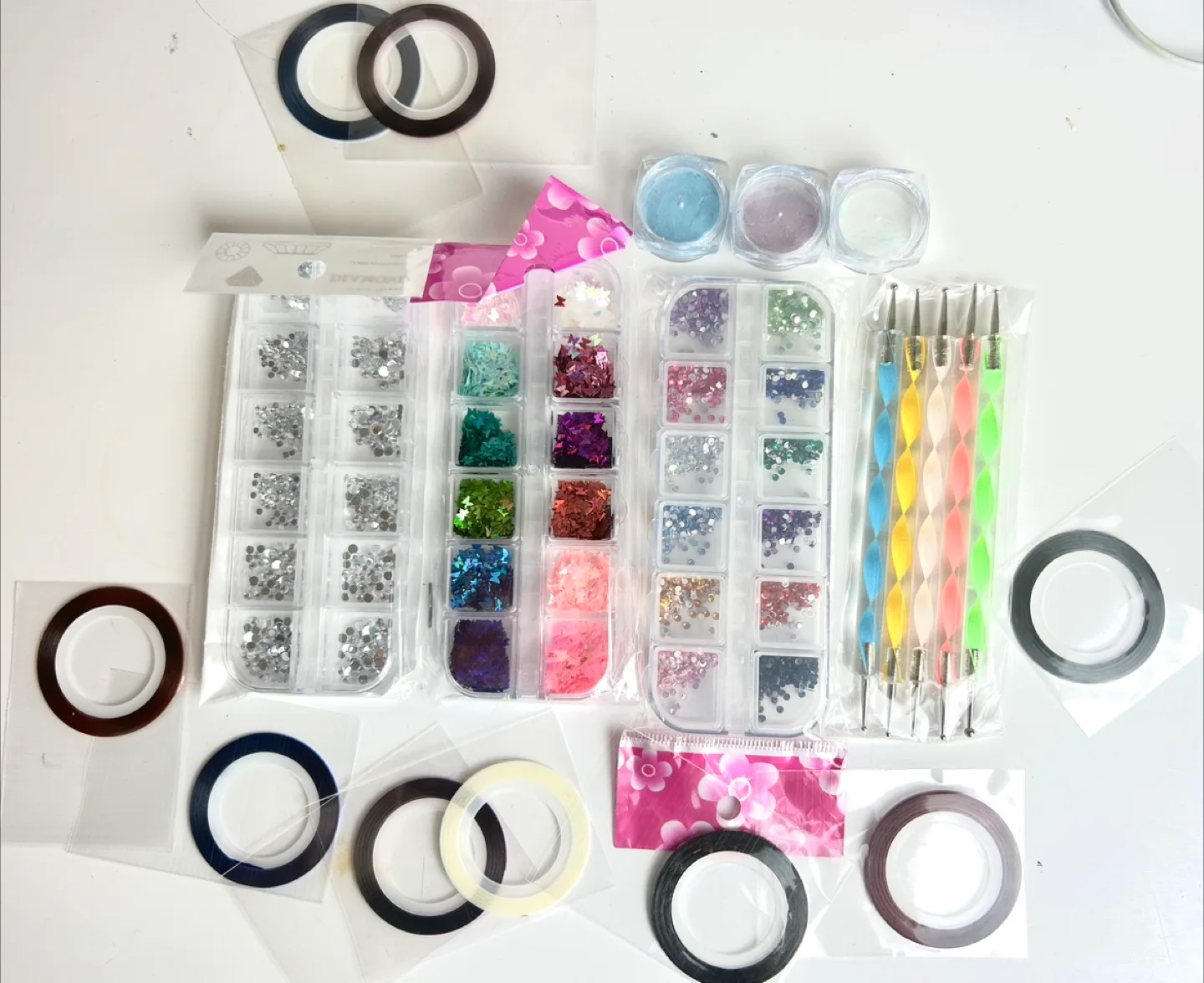 Everything you will ever need Nail art supplies bundle thumbnail