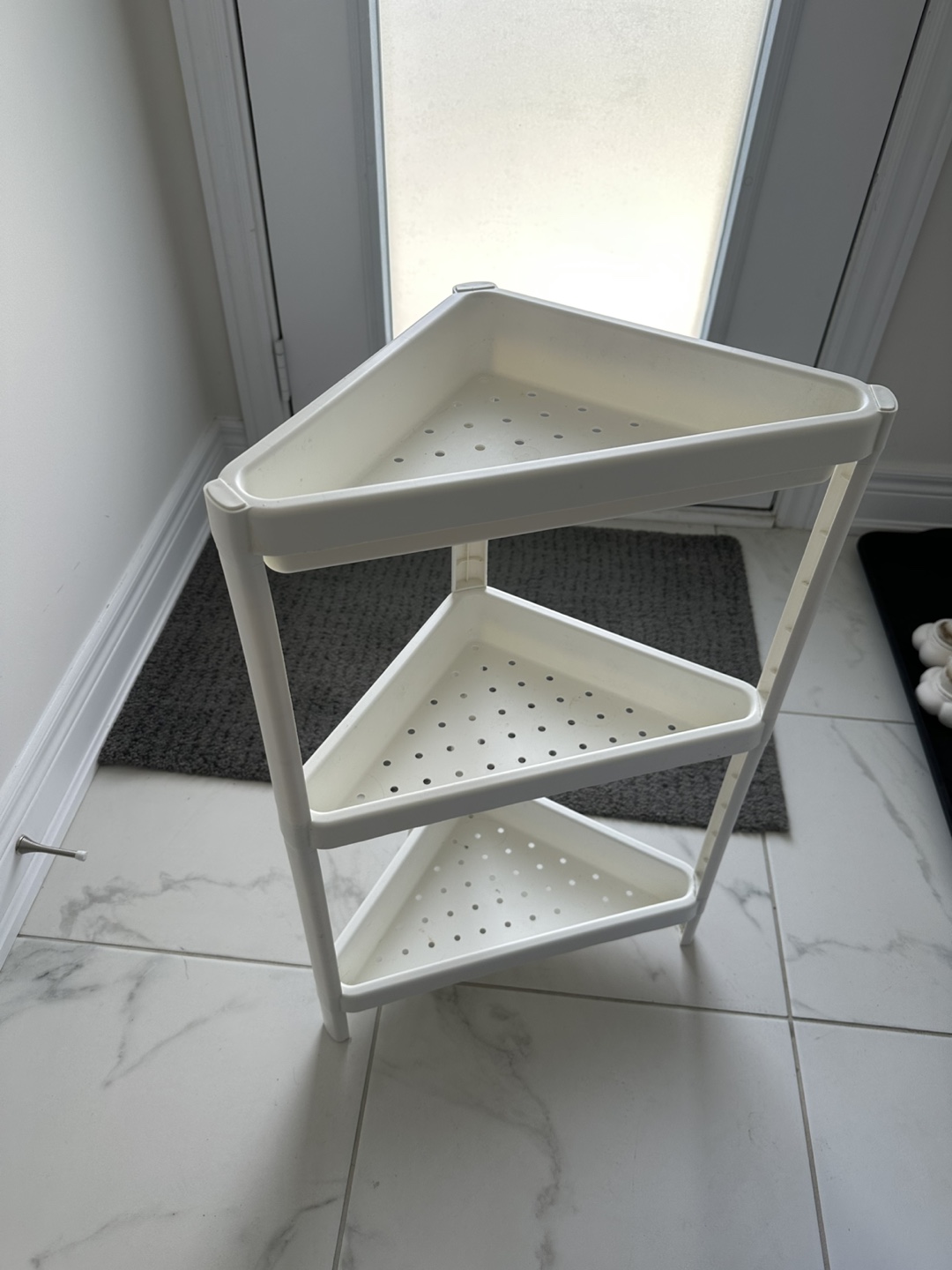 Three-Tier Corner Shelf Organizer
