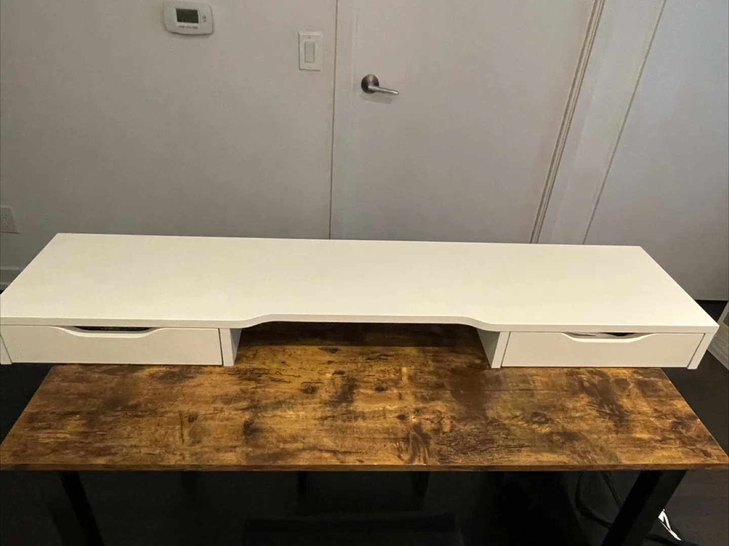 White Desk Organiser with Drawers thumbnail