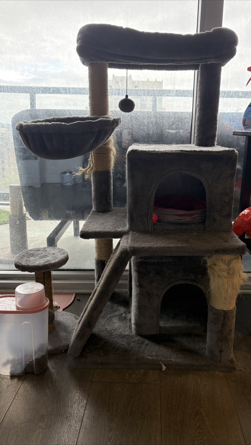 Cat Tree Condo, Grey - photo 2