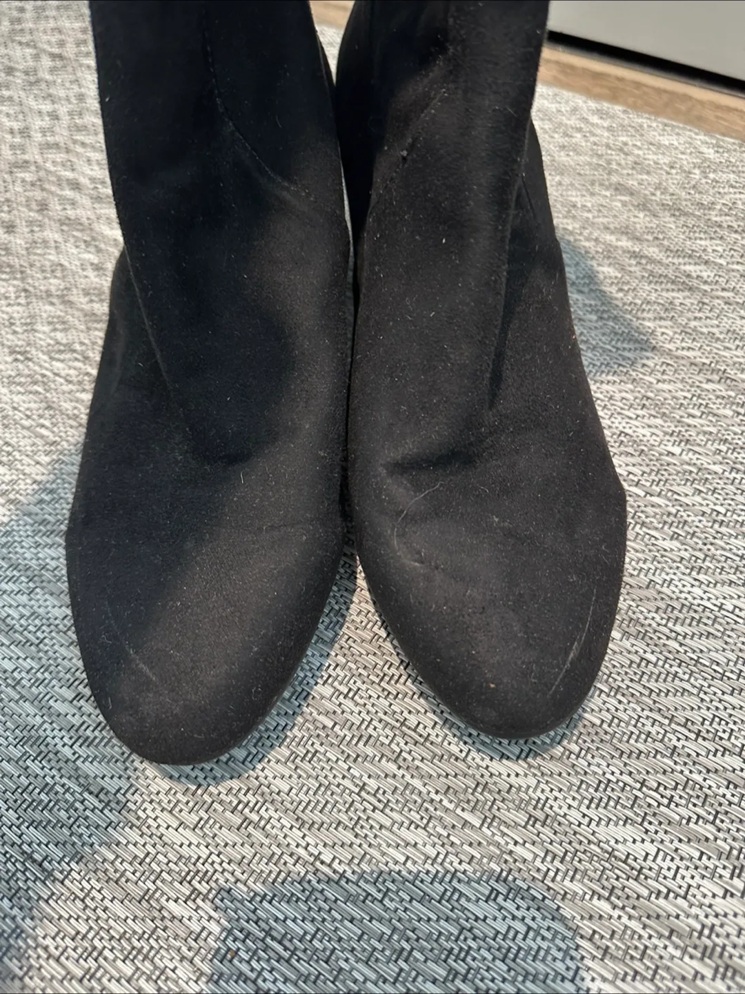 Boots thigh high Suede stretchy type material Boots image indicator(5)