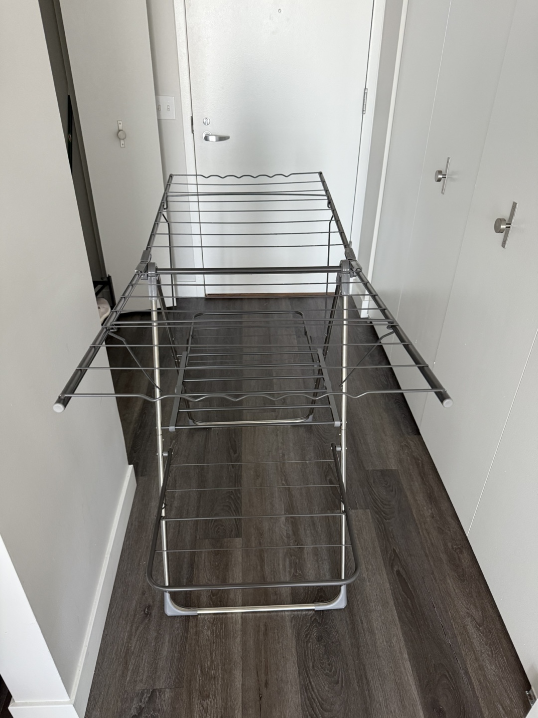 Double Tier Foldable Clothes Drying Rack