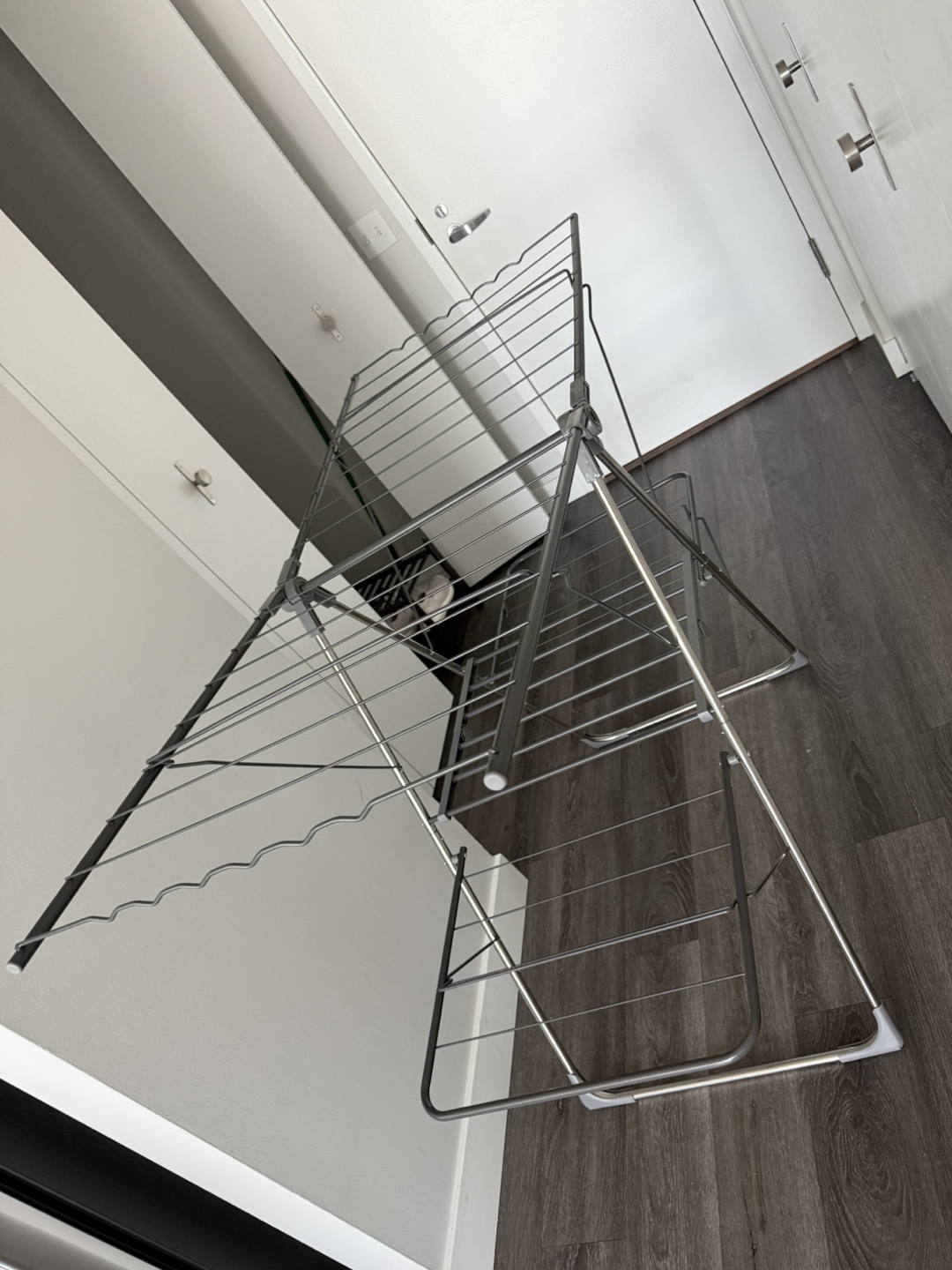 Double Tier Foldable Clothes Drying Rack - photo 2