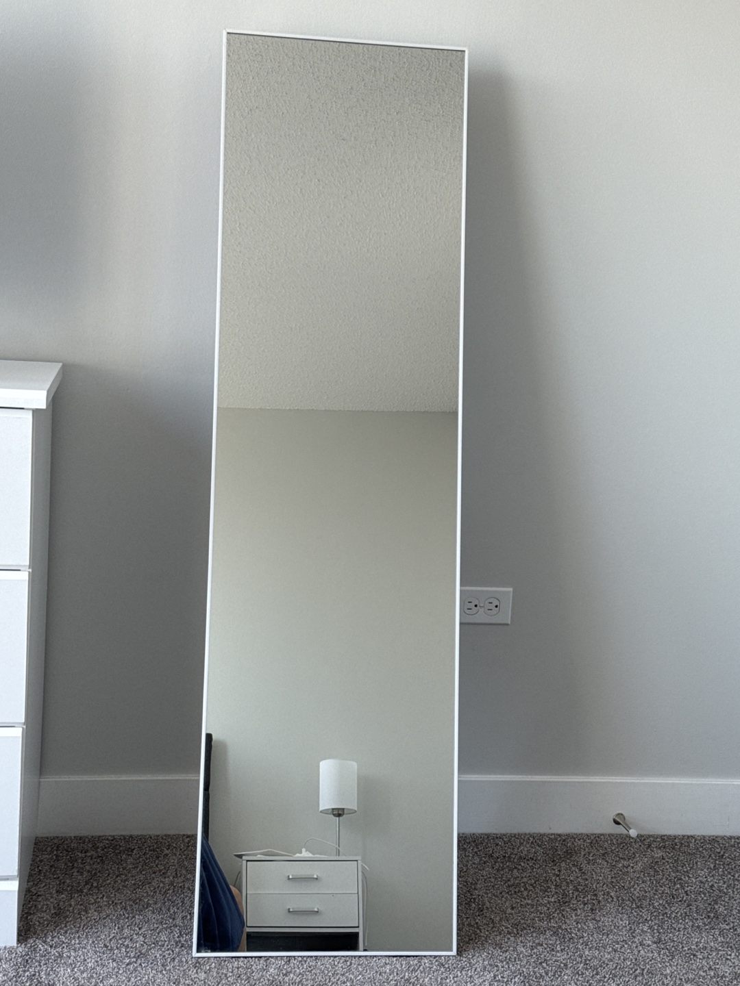 Full Length Mirror White Frame