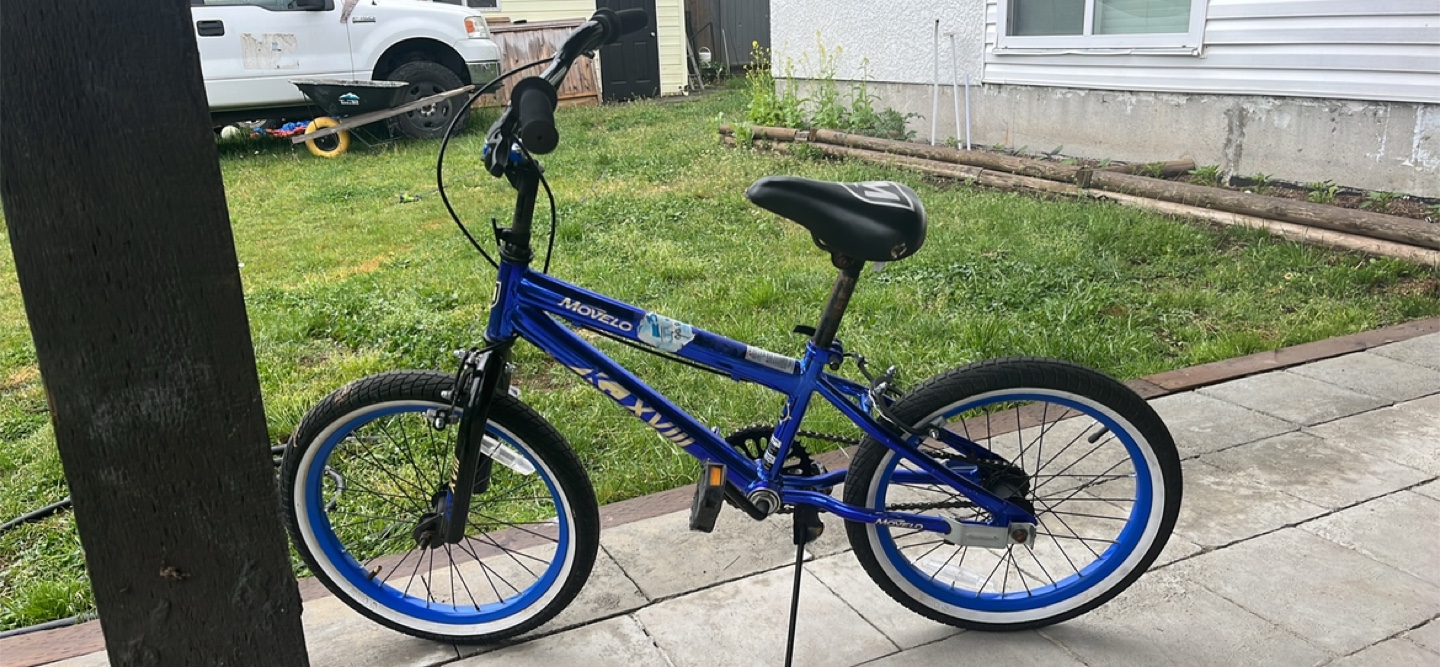 Kids' Blue BMX Bike