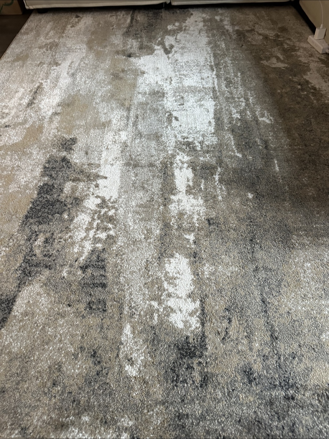 Abstract Area Rug - Neutral Tones - photo 2