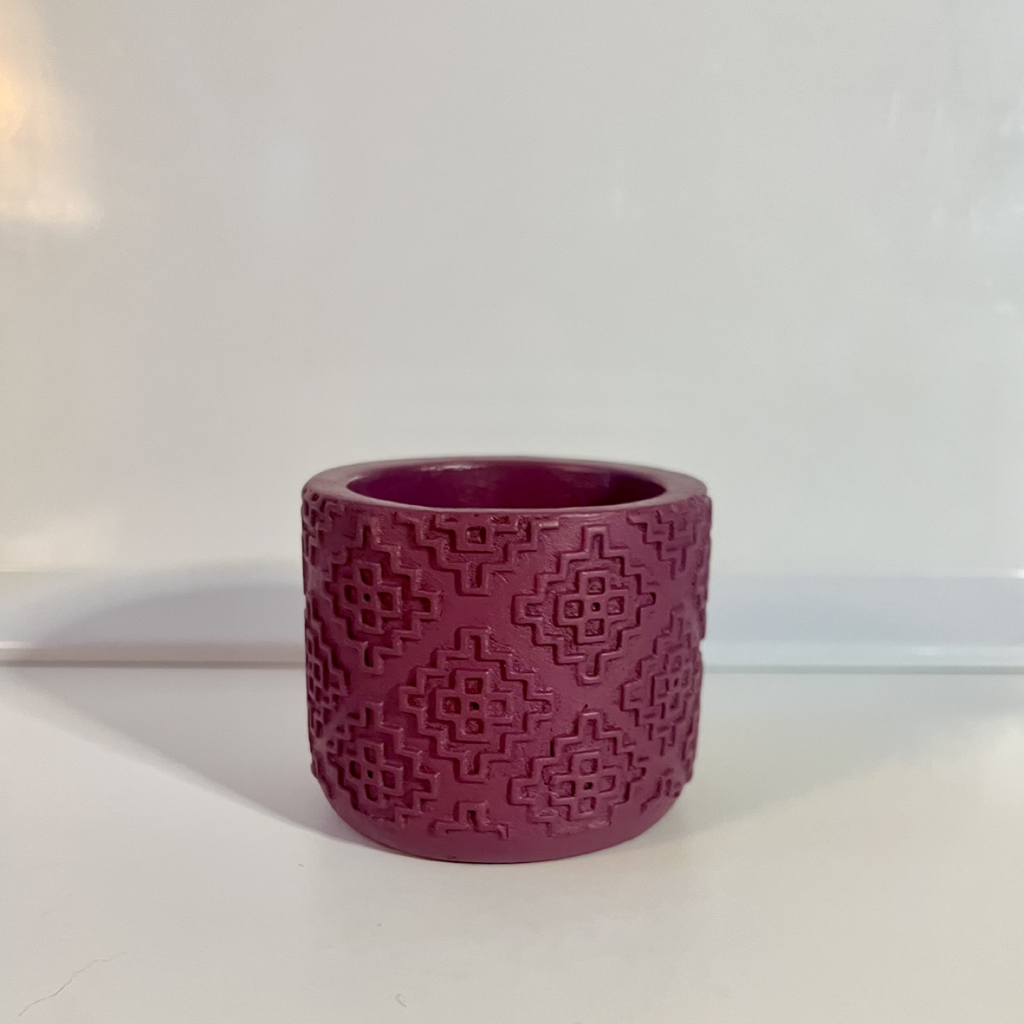 Set of 5 Painted Terracotta Pots with Saucers - photo 5