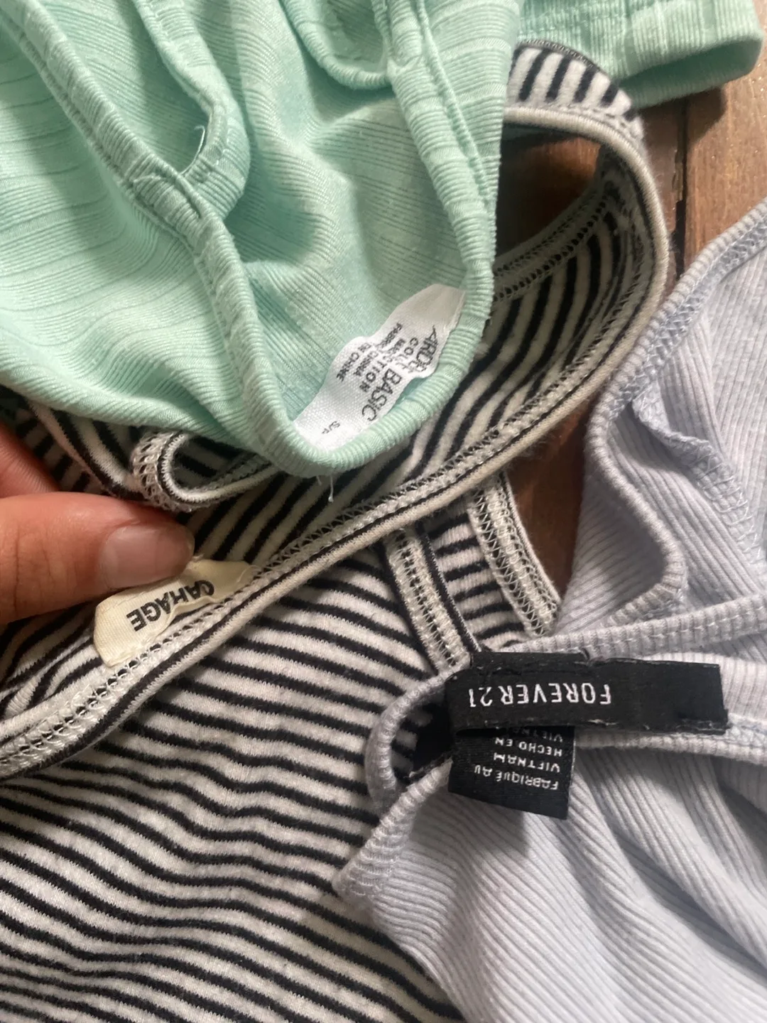 Four Ribbed Cami Tanks - Bundle image indicator(3)