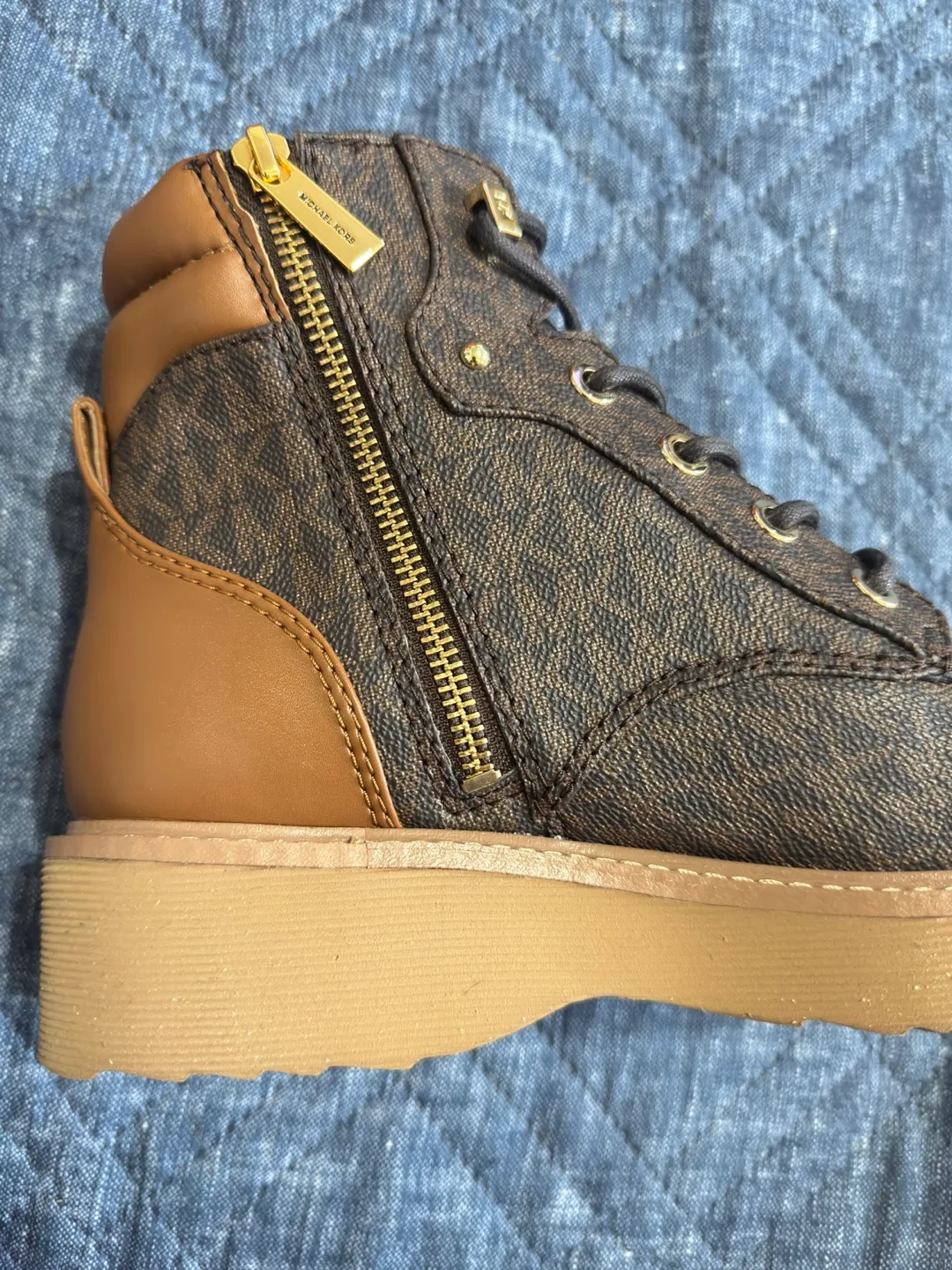 Michael Kors Women's Brown Boots image indicator(2)