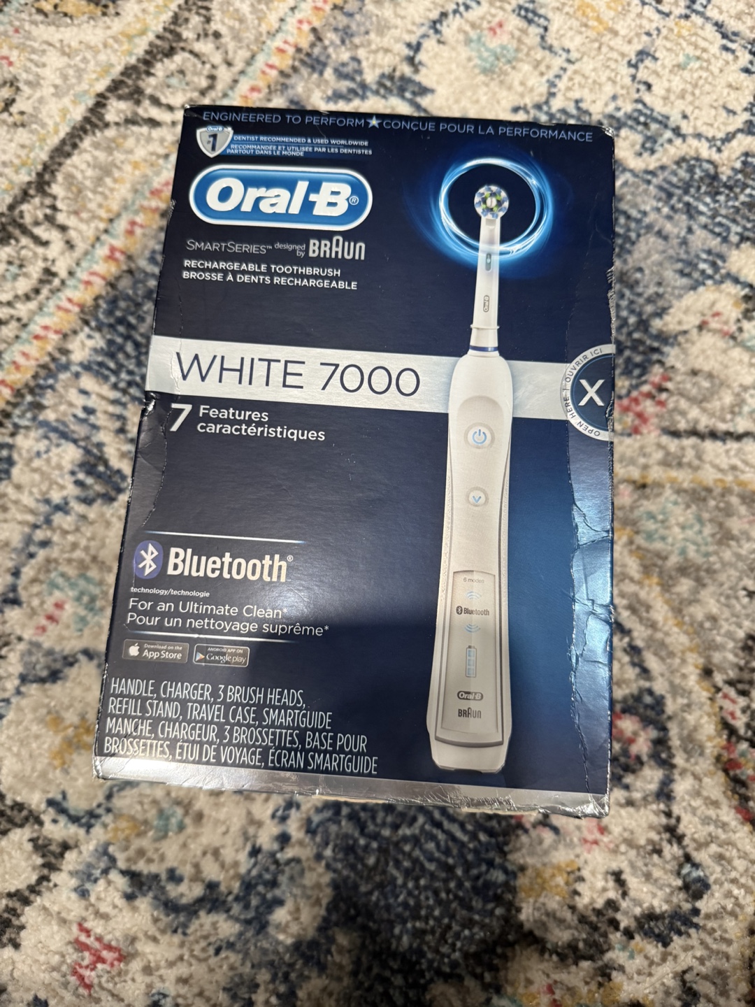 Oral-B White 7000 SmartSeries Electric Toothbrush