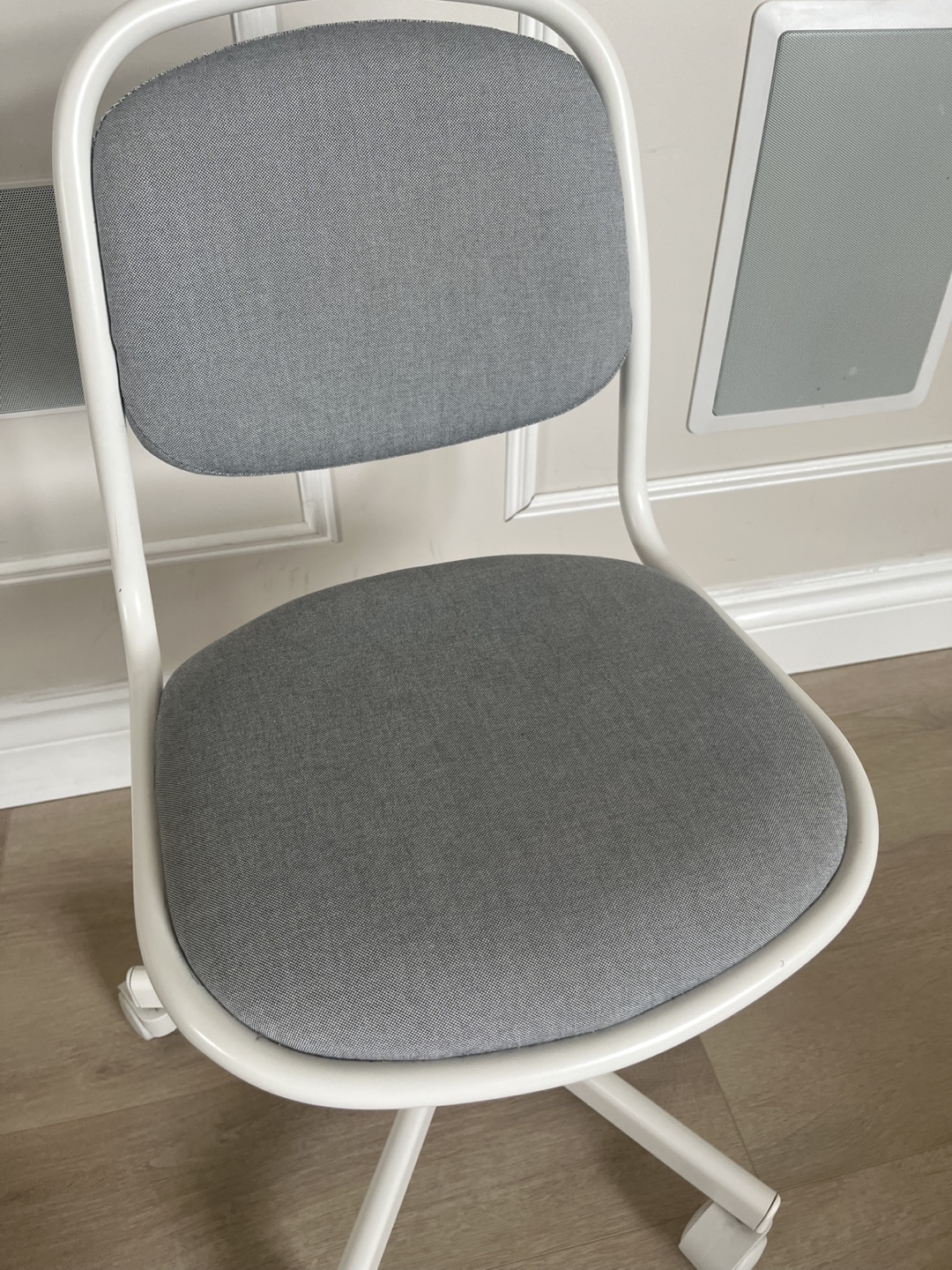 Pair of IKEA Grey Swivel Chairs - photo 2