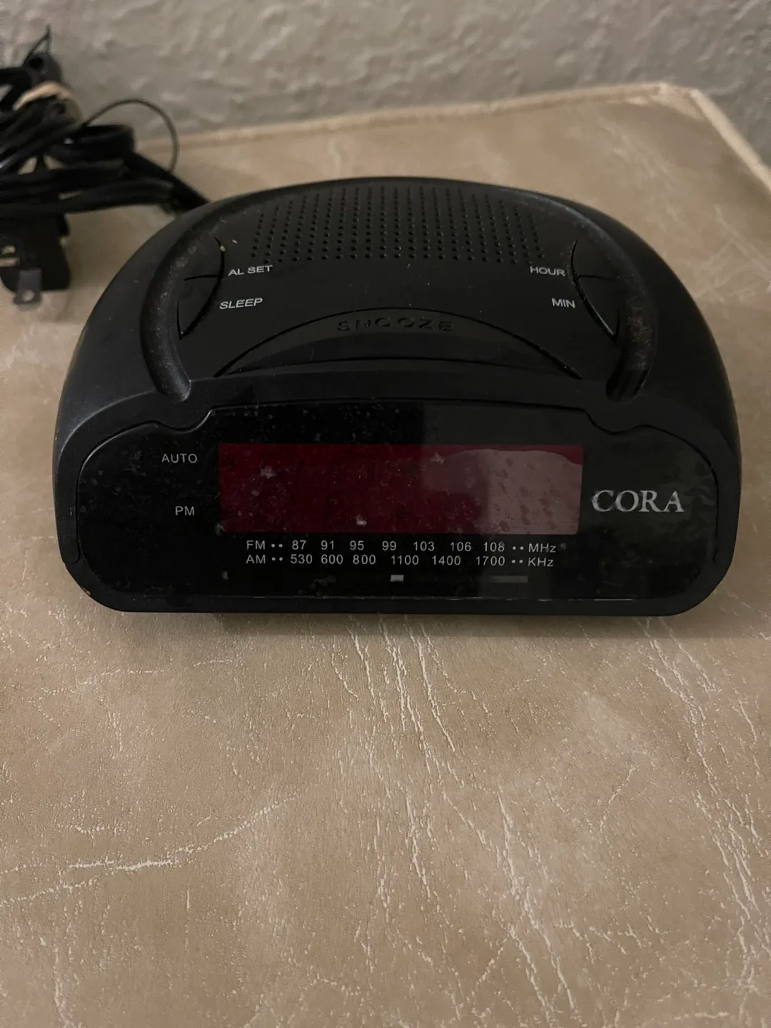 Cora AM/FM Alarm Clock Radio - CRX-4170 thumbnail