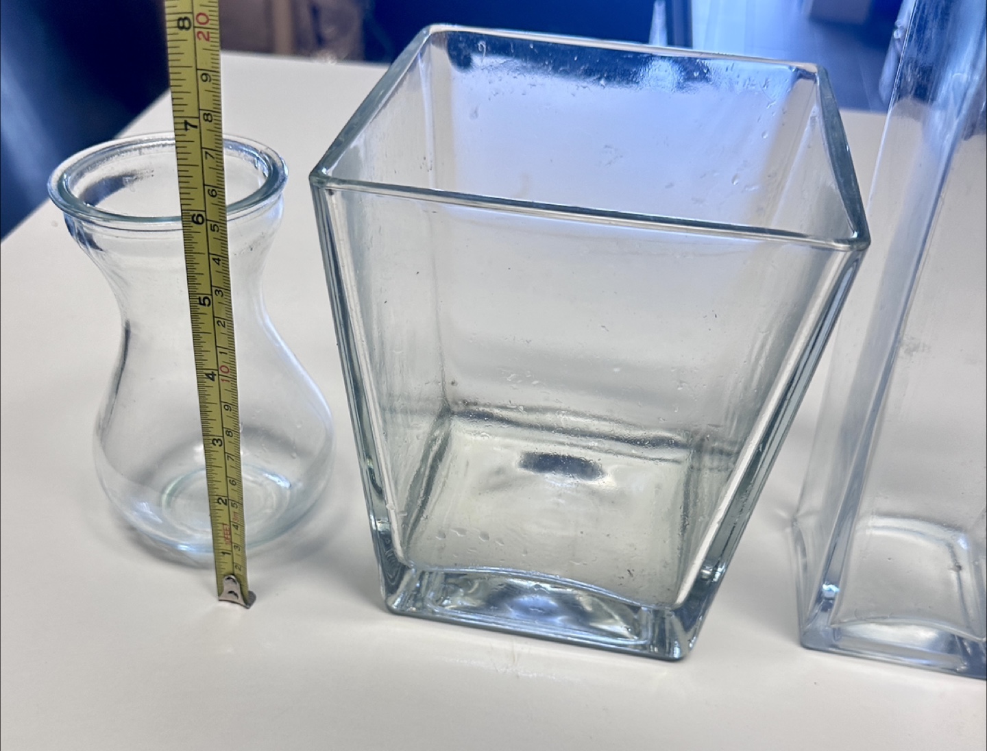 Set of three glass vases - photo 4