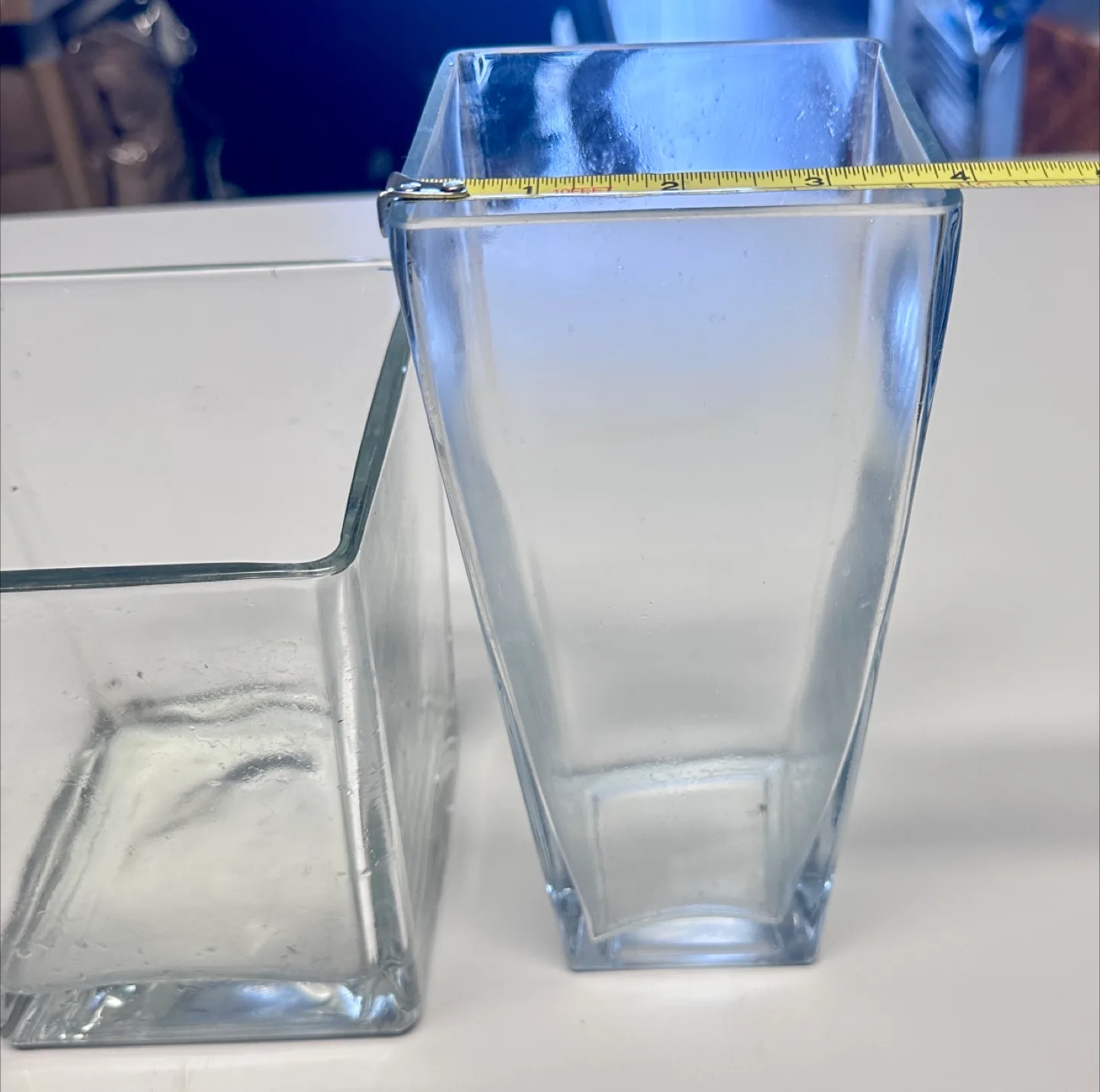 Set of three glass vases image indicator(6)