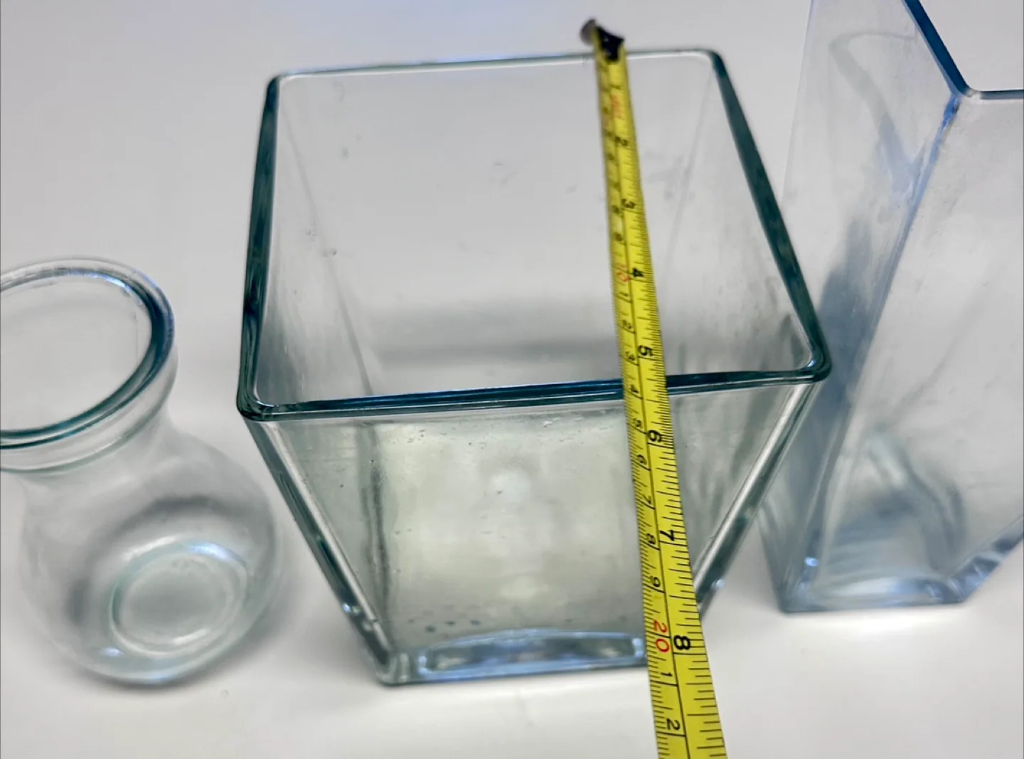 Set of three glass vases image indicator(7)