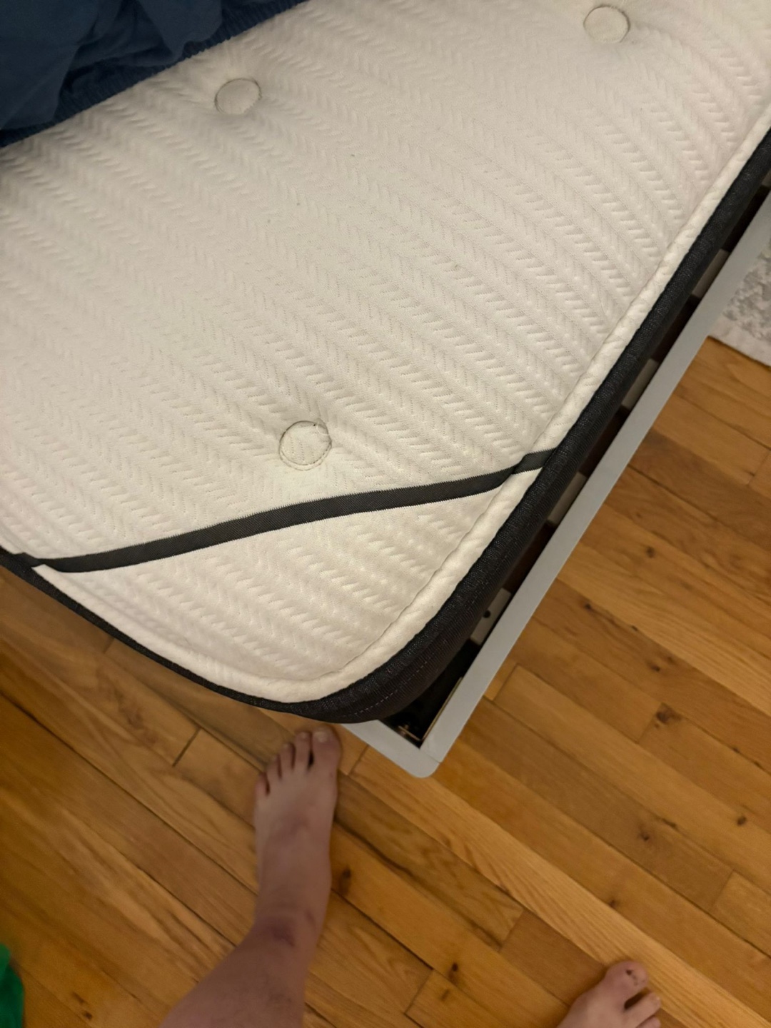 Bed Frame & Expensive Super Comfortable Queen Mattress