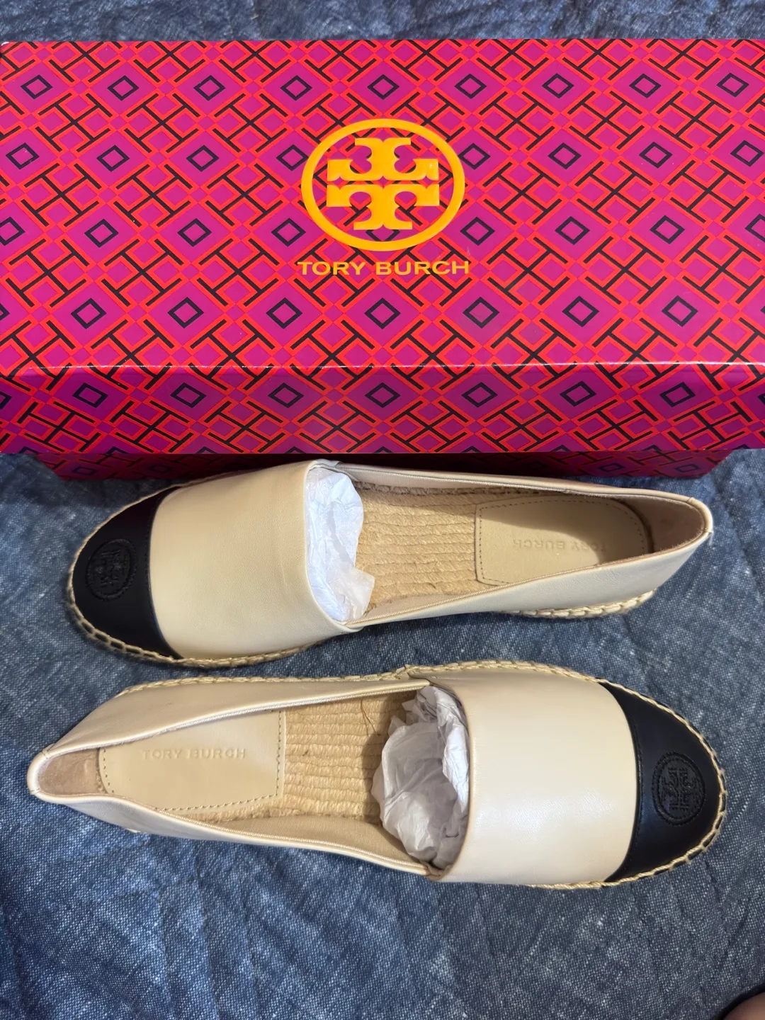 Tory Burch Miller Leather Espadrilles thumbnail