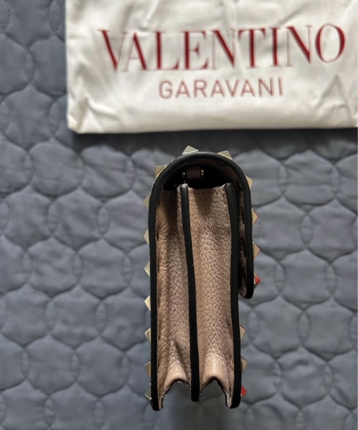 Valentino Garavani Rockstud Small Flap Wallet on Chain - photo 5