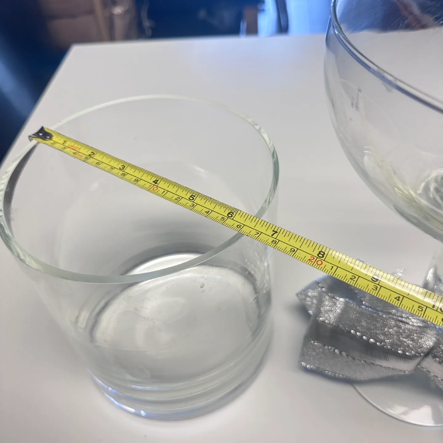 💚Glass Coupe and Cylinder Vase Set image indicator(6)