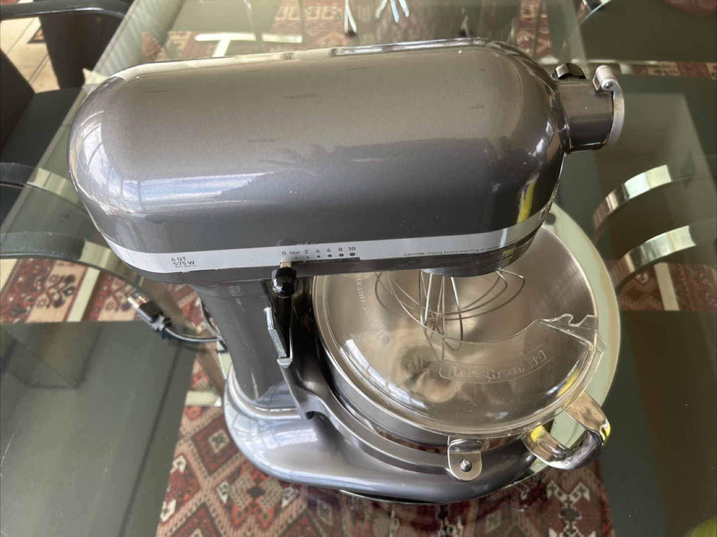 KitchenAid 6 Qt Stand Mixer - Gunmetal - photo 5