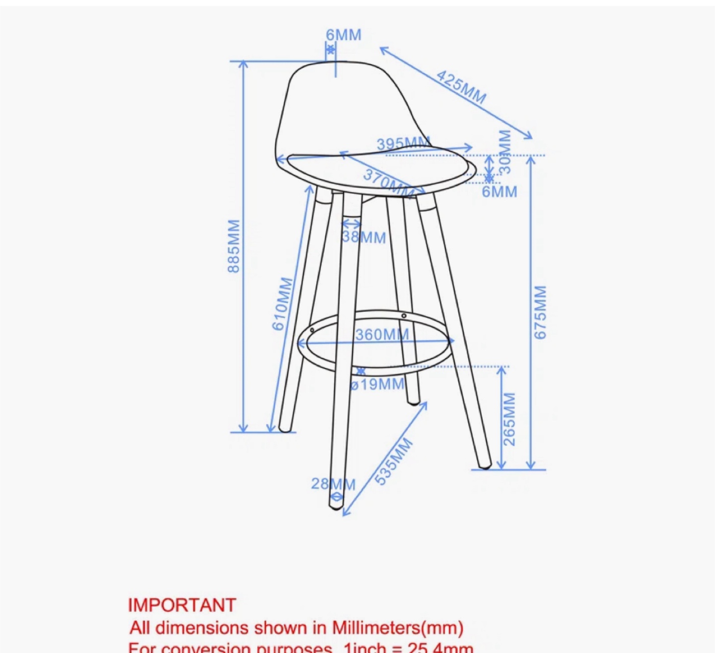 Pair of Grey and Wood Counter Height Stools - photo 2