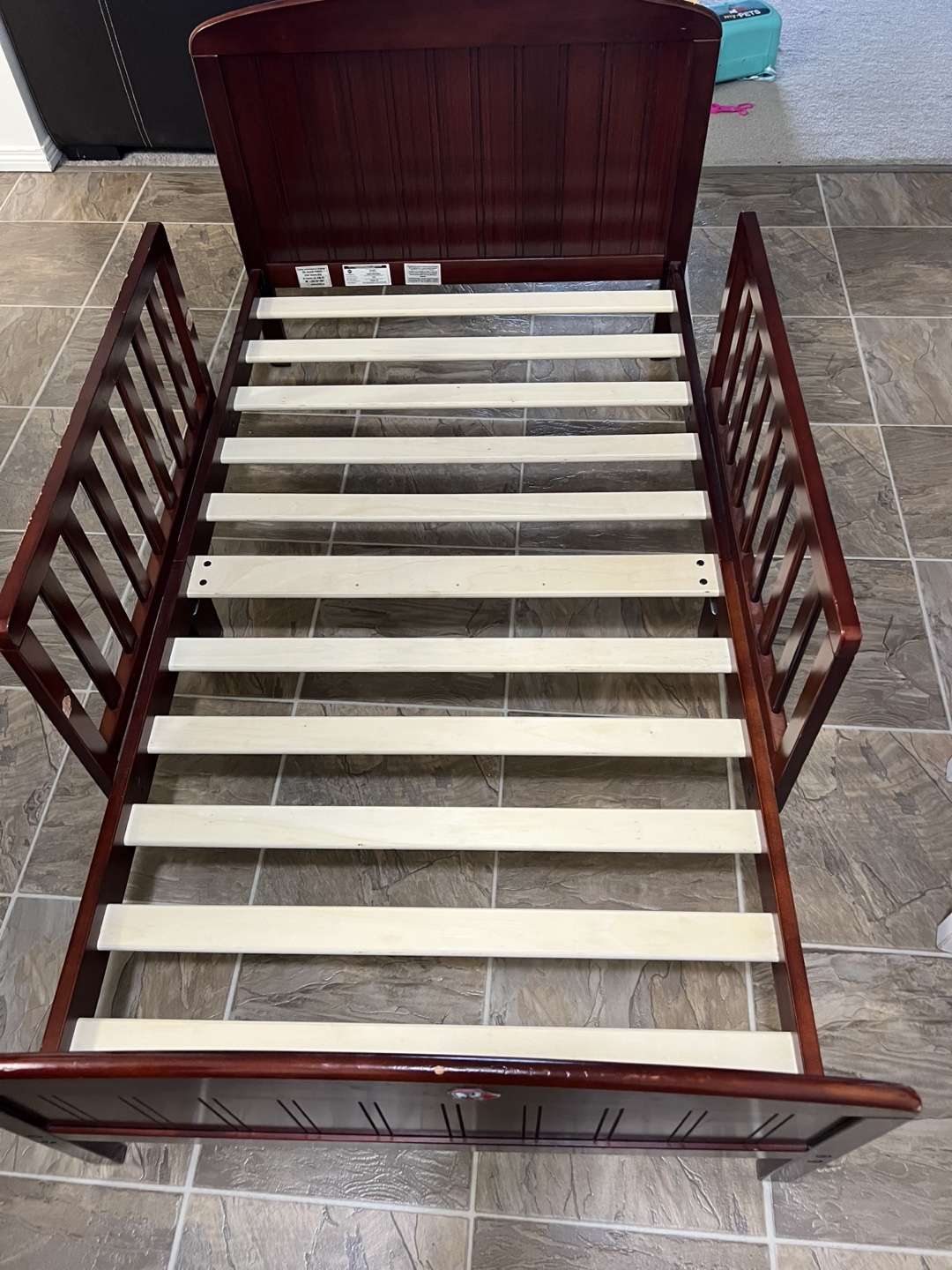 Child's Toddler Bed with Mattress - photo 2