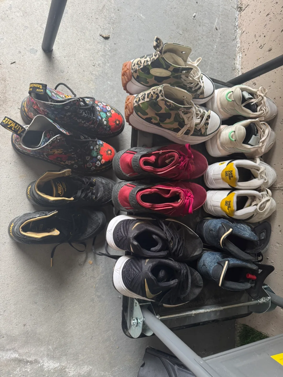 Bulk lot of shoes - Dr. Martens, Converse, Nike, more! thumbnail
