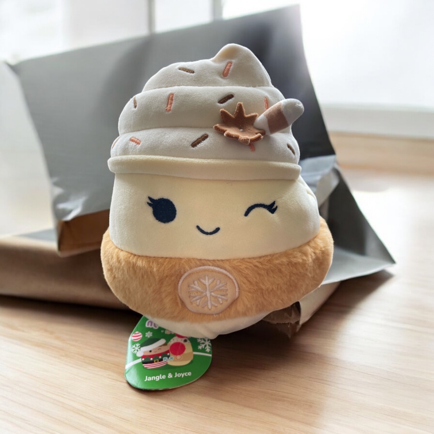 🏒 NWT 8” Jangle & Joyce Holiday Squishmallows Flip