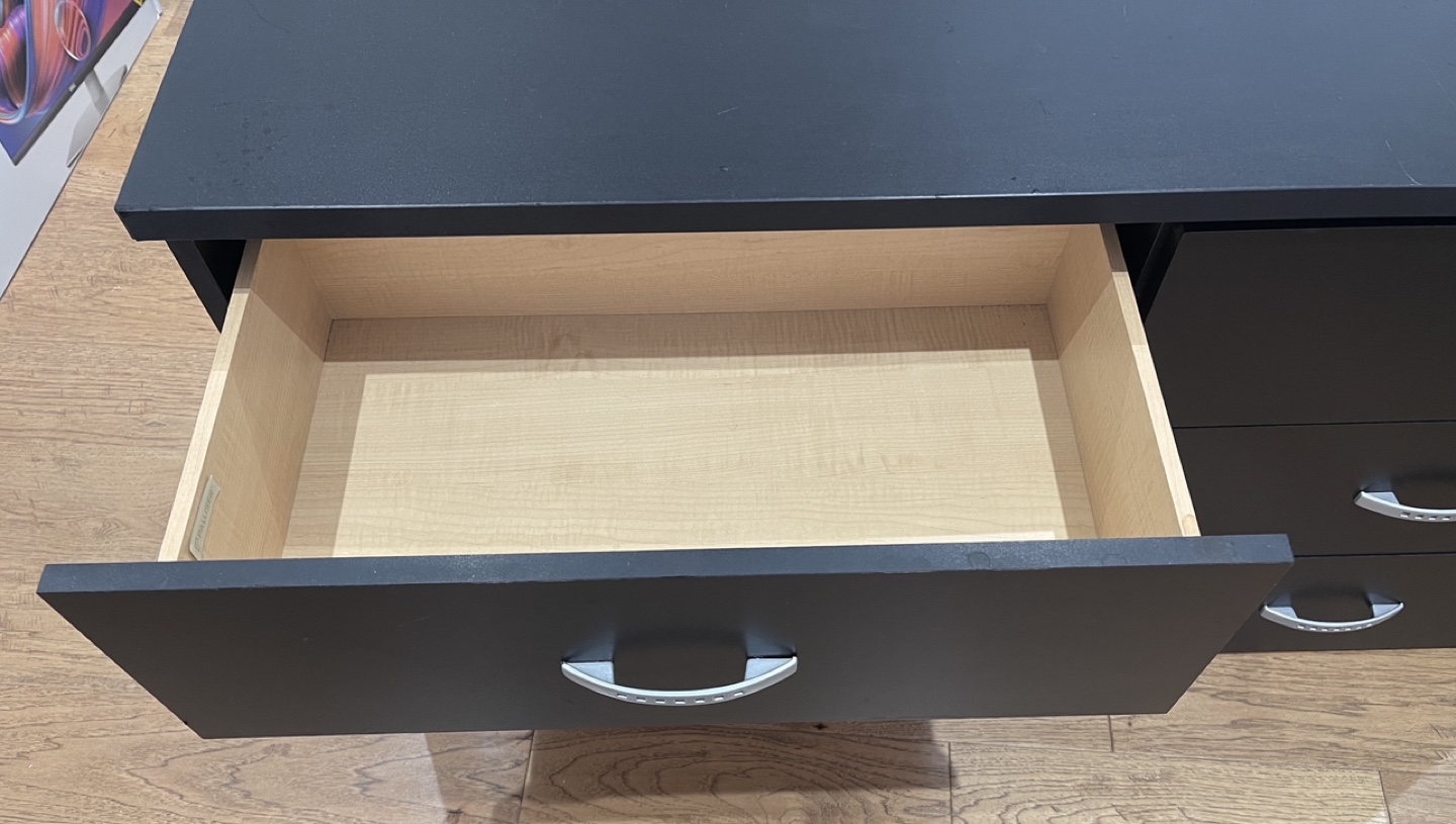 6 drawer black dresser - photo 2