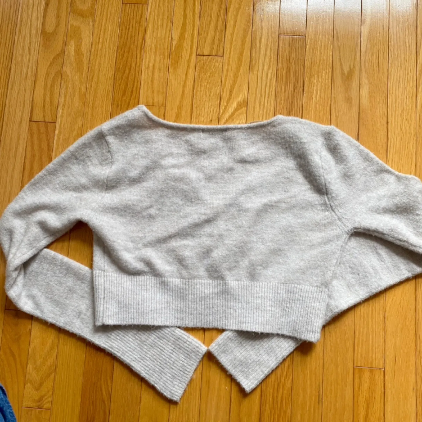 Dynamite - Cream Knit Crop Top image indicator(2)