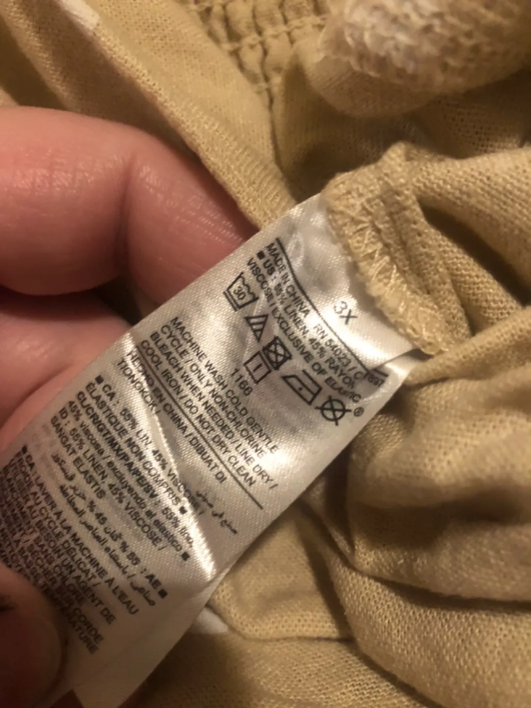 Old Navy Linen Blend Polka Dot Jumpsuit image indicator(4)