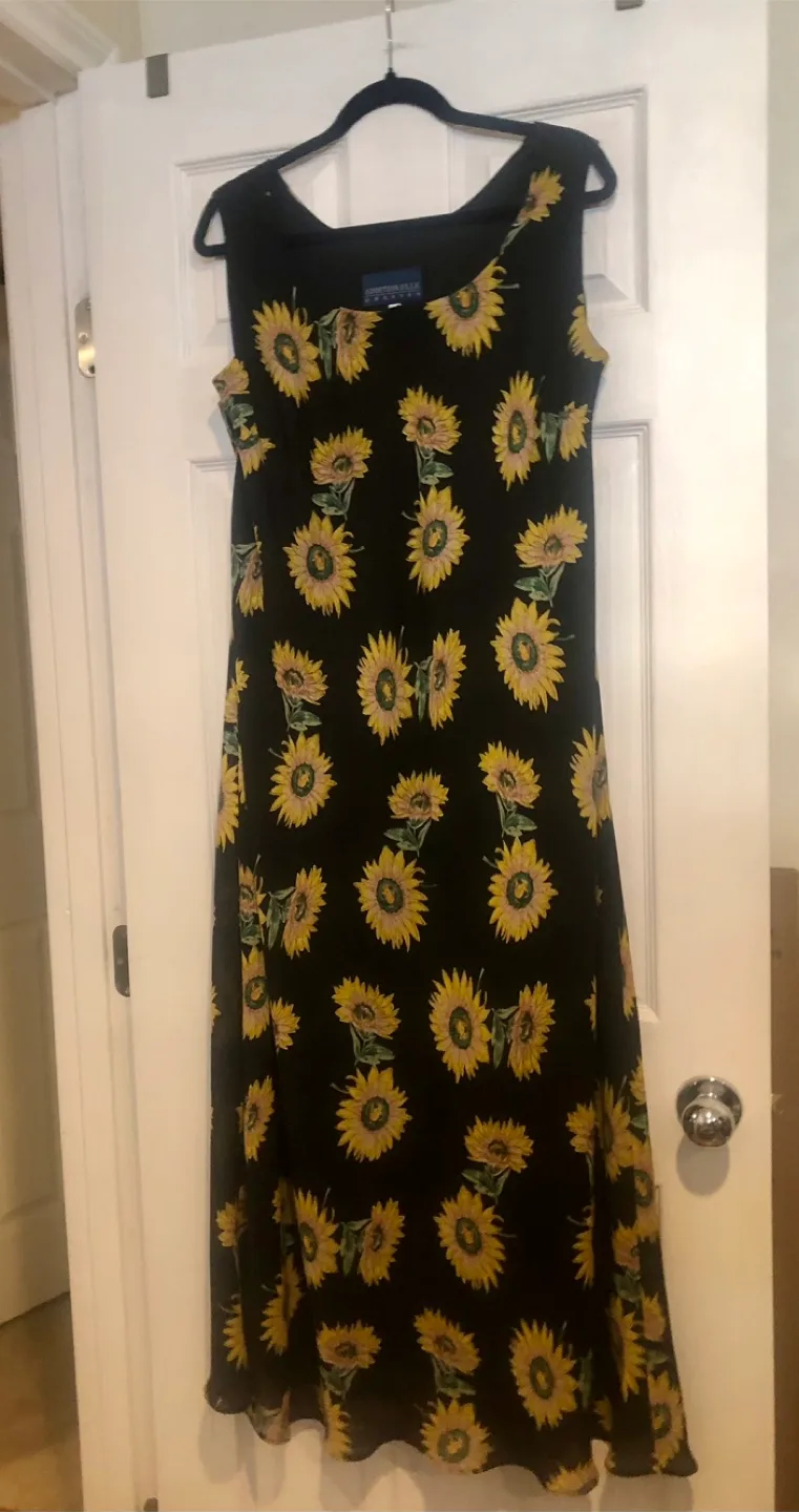 Addition-Elle Sunflower Maxi Dress, Size 20 thumbnail
