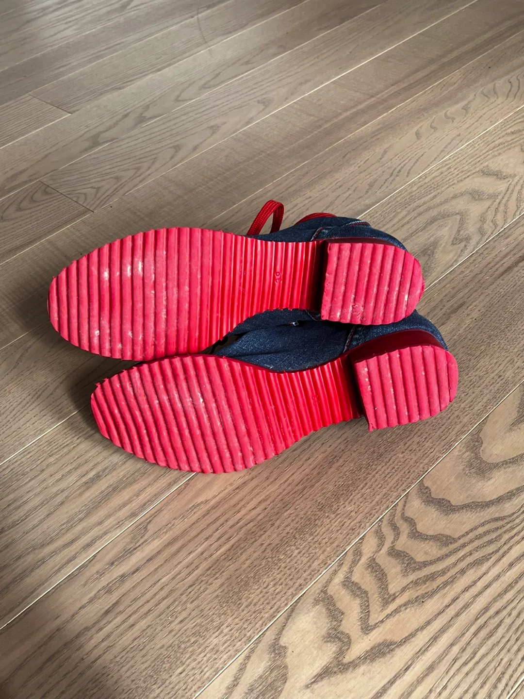 Vintage Treadone Denim Snake Boots - Women’s 9 image indicator(4)