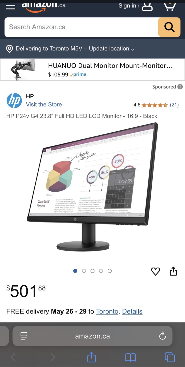 HP 24” Computer Monitor - Brand New! MORE THAN HALF PRICE - photo 5