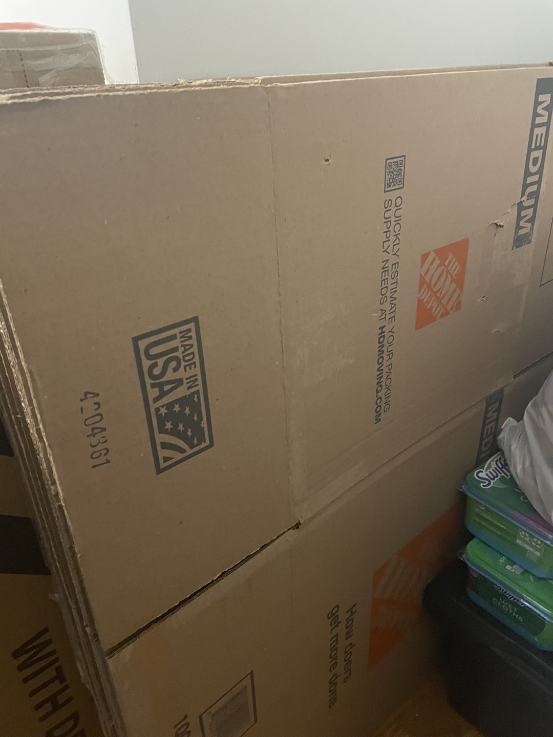 7 Home Depot Moving Boxes (Medium)