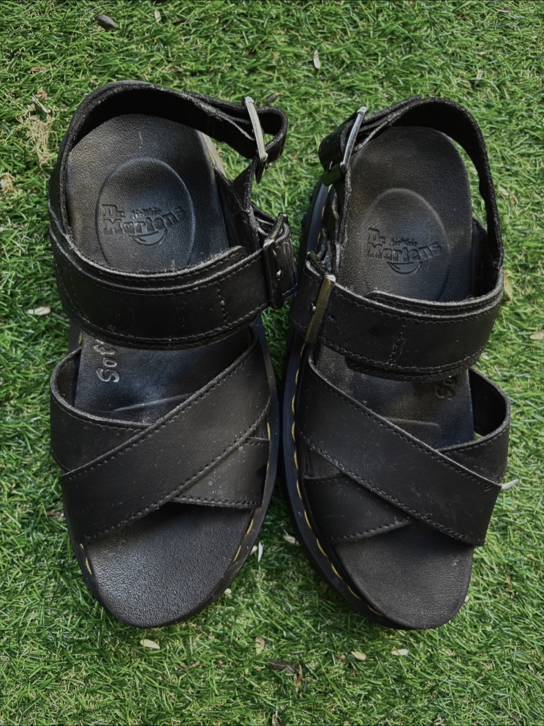 Dr. Martens Black Leather Sandals - photo 4