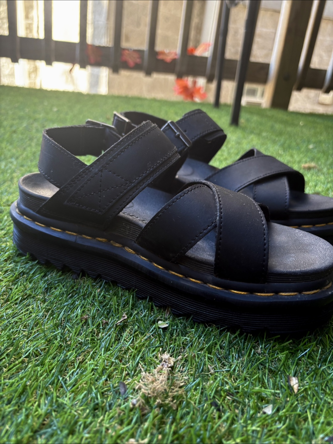Dr. Martens Black Leather Sandals - photo 2