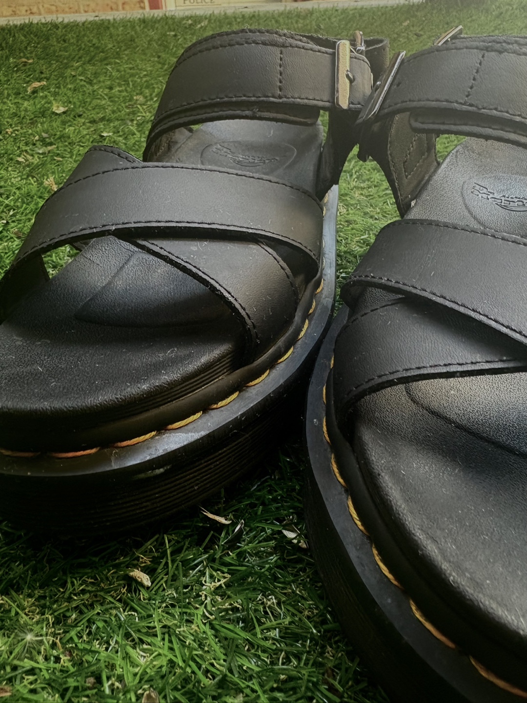 Dr. Martens Black Leather Sandals - photo 5