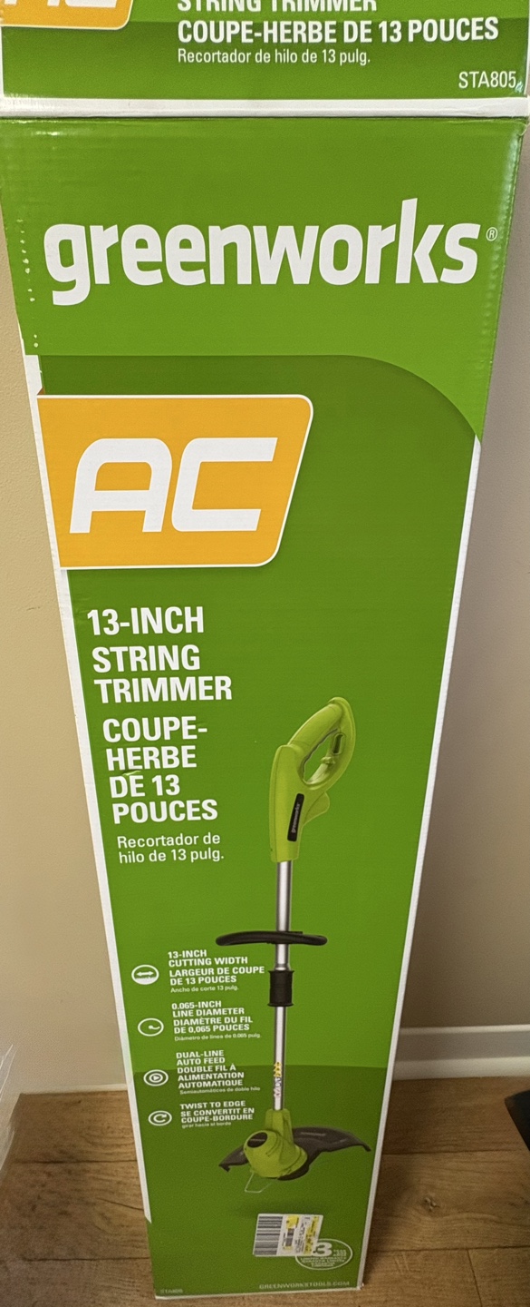🏒 Greenworks 13-inch String Trimmer