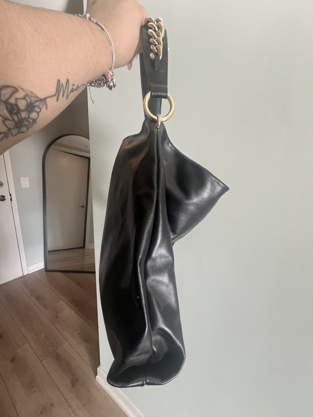 Jimmy Choo Black Leather Bag - photo 3